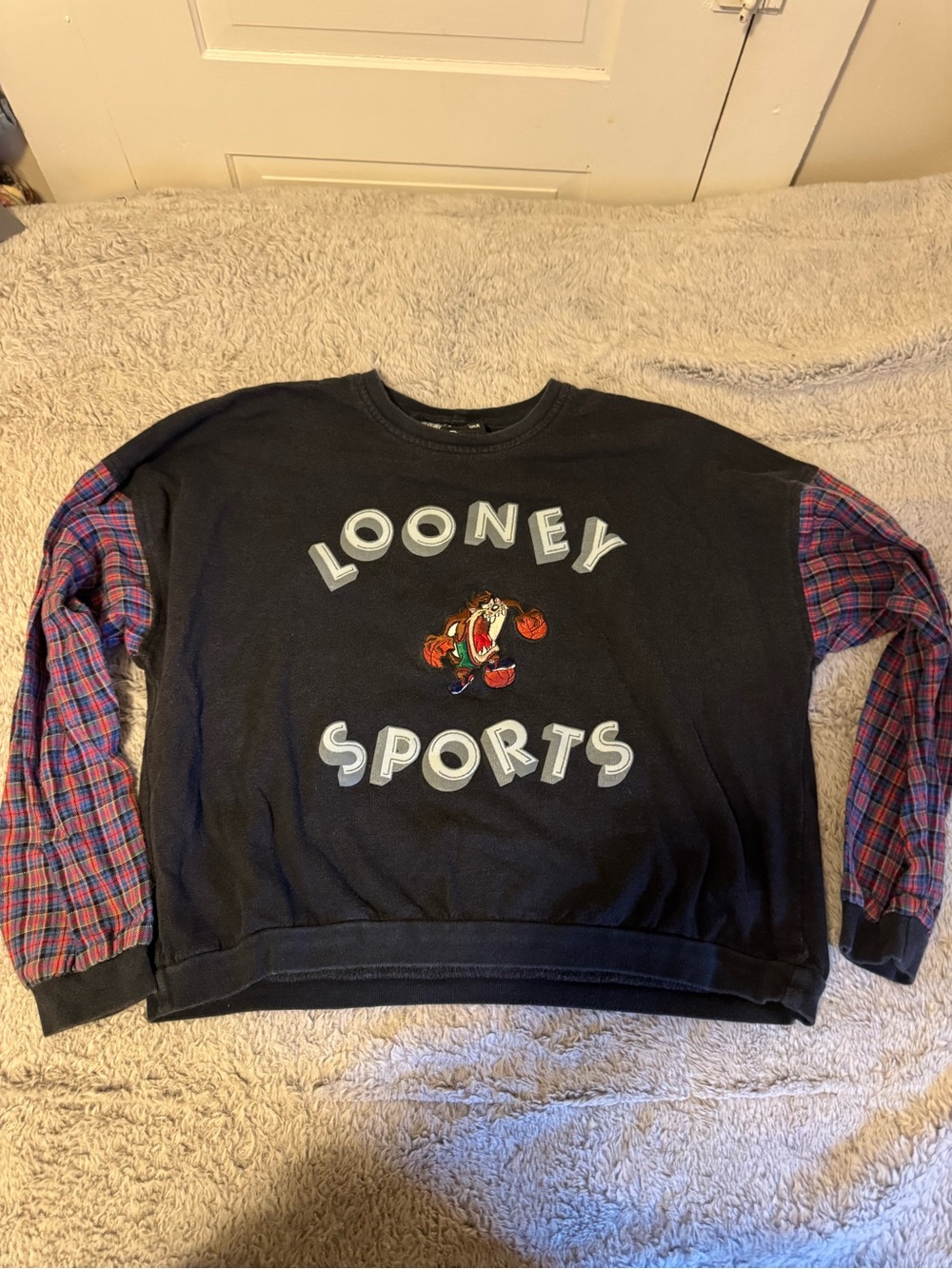 Warner Bros. Vintage 90’s Black Looney Sports Pullover